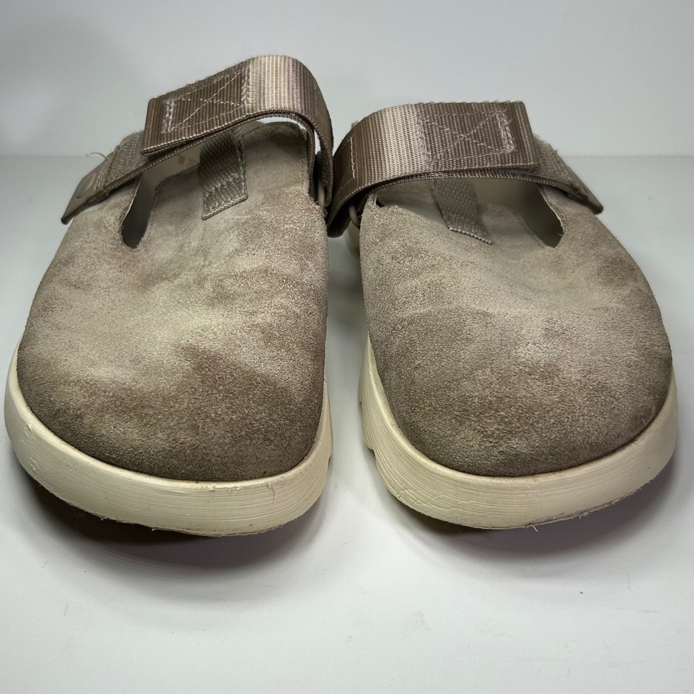 Sorel Vibe Mule Sage Sea Salt Suede Slip On Sneakers Women's 8 - Picture 2 of 11